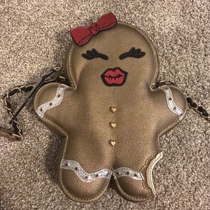 Betsy Johnson gingerbread girl crossbody